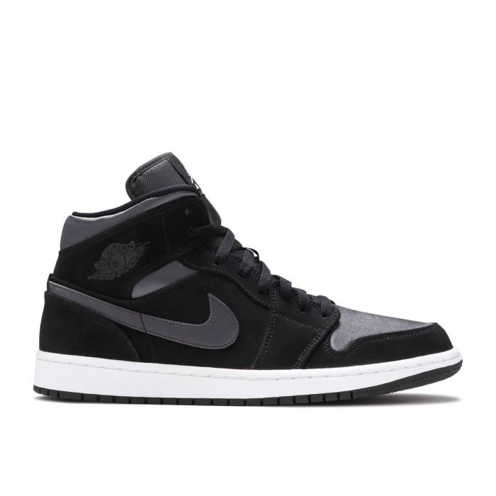 iCL@GAW[_ Air Jordan y Jordan 1 Mid Se Nylon 'Black Grey' Men z Y