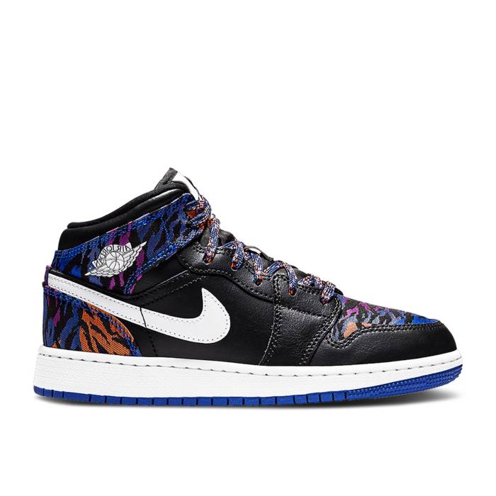 硼 Air Jordan  Jordan 1 Mid Se Gs 'Tiger Stripe' Youth  ˥ å