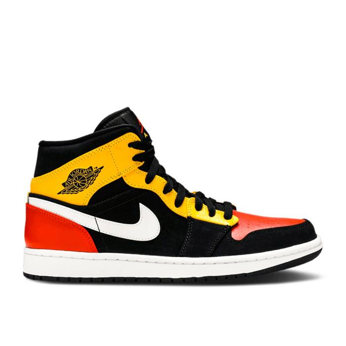 iCL@GAW[_ Air Jordan y Jordan 1 Mid Se 'Amarillo' Men z Y