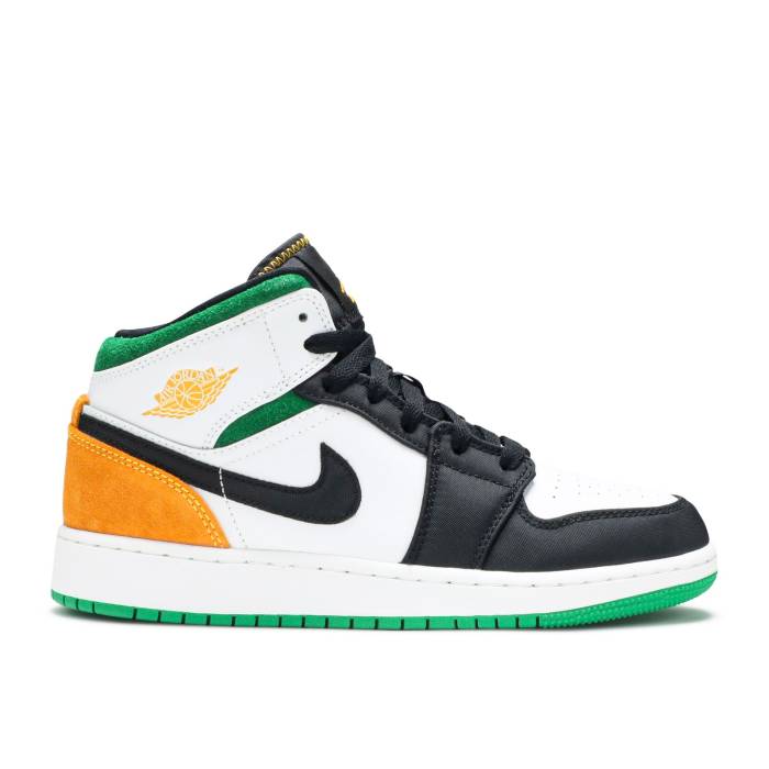 iCL@GAW[_ Air Jordan y Jordan 1 Mid Se Gs 'Oakland' Youth z WjA LbY