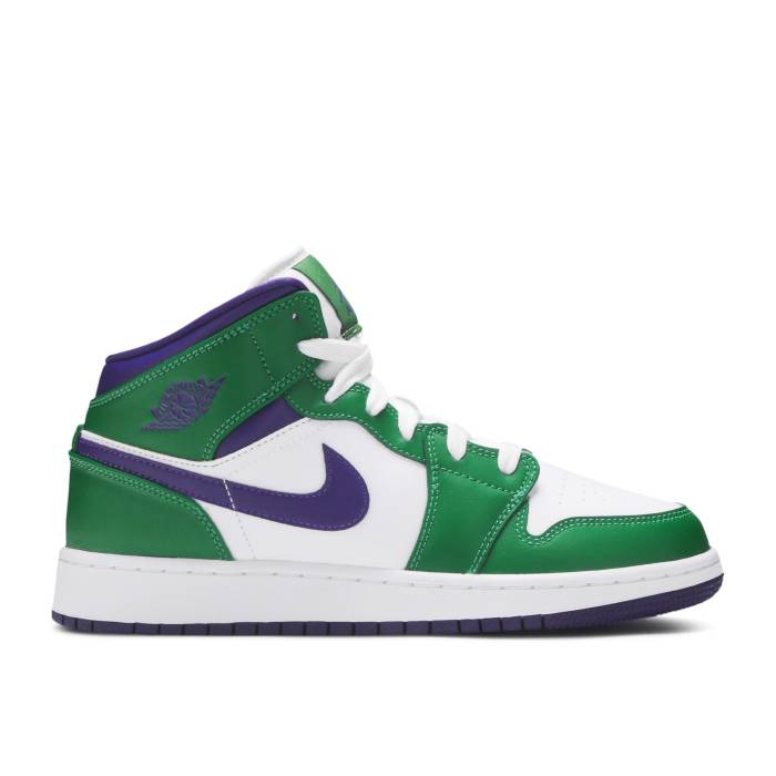 iCL@GAW[_ Air Jordan y Jordan 1 Mid Gs 'Hulk' Youth z WjA LbY