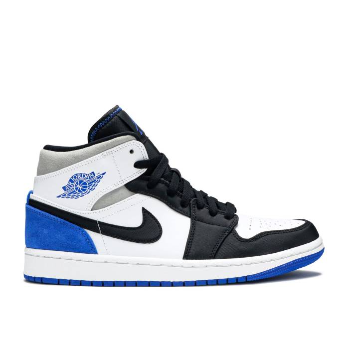 iCL@GAW[_ Air Jordan y Jordan 1 Mid Se 'Royal Black Toe' Men z Y