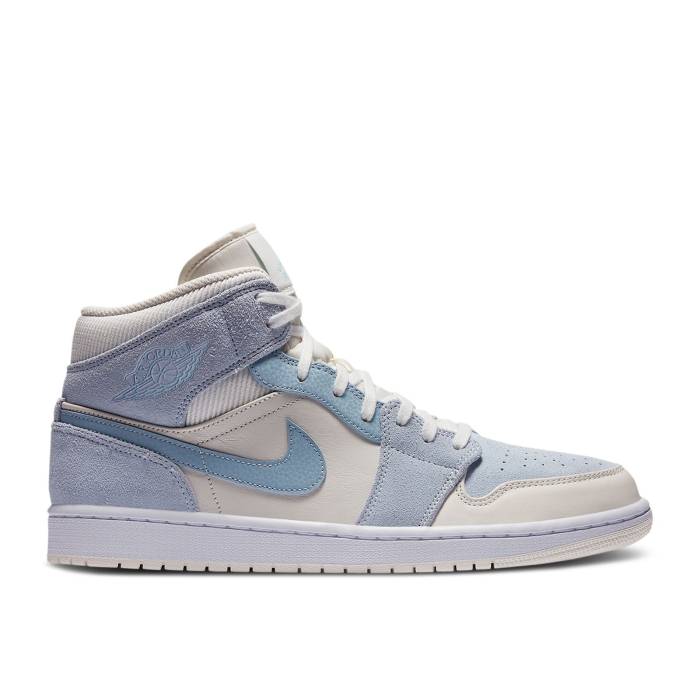 iCL@GAW[_ Air Jordan y Jordan 1 Mid Se 'Sail Light Blue' Men z Y