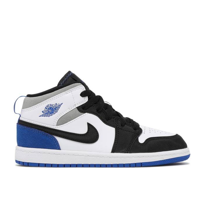 ʥ硼 Air Jordan  Jordan 1 Mid Se Ps 'Royal Black Toe' Youth  ˥ å