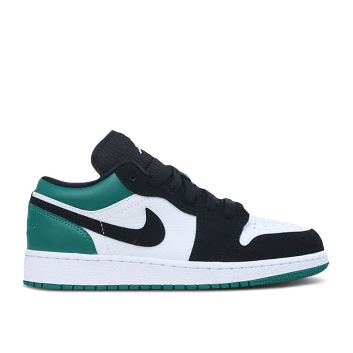 iCL@GAW[_ Air Jordan y Jordan 1 Low Gs 'Mystic Green' Youth z WjA LbY