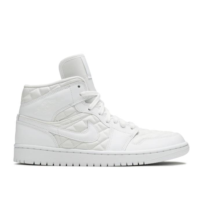 iCL@GAW[_ Air Jordan y Wmns Jordan 1 Mid Se 'White Quilted' Women z fB[X