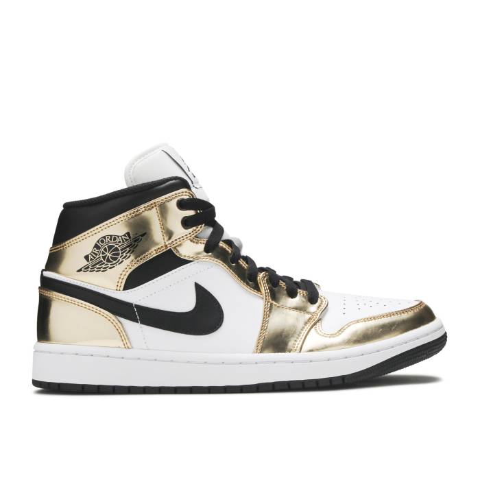 iCL@GAW[_ Air Jordan y Jordan 1 Mid Se 'Metallic Gold' Men z Y