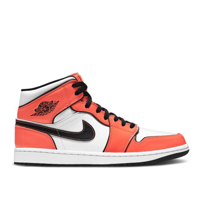 iCL@GAW[_ Air Jordan y Jordan 1 Mid Se 'Turf Orange' Men z Y