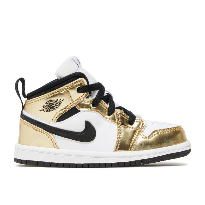 iCL@GAW[_ Air Jordan y Jordan 1 Mid Se Td 'Metallic Gold' Infant z xr[