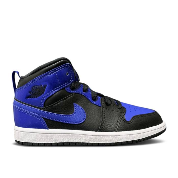 iCL@GAW[_ Air Jordan y Jordan 1 Mid Ps 'Hyper Royal' Youth z WjA LbY