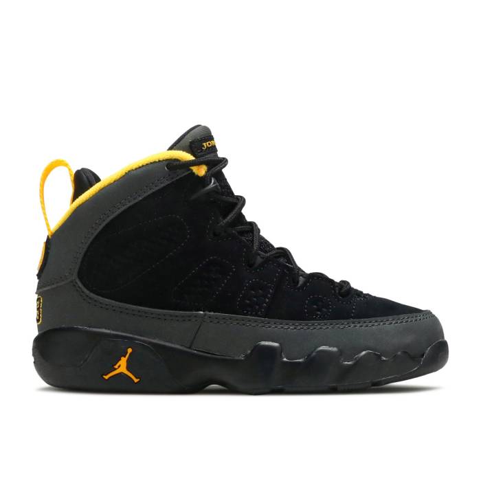 硼 Air Jordan  Jordan 9 Retro Ps 'Dark Charcoal University Gold' Youth  ˥ å