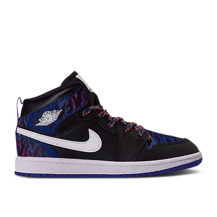 iCL@GAW[_ Air Jordan y Jordan 1 Mid Se Ps 'Tiger Stripe' Youth z WjA LbY