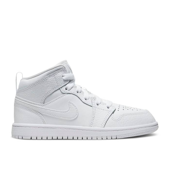 硼 Air Jordan  Jordan 1 Mid Ps 'Triple White' 2021 Youth  ˥ å