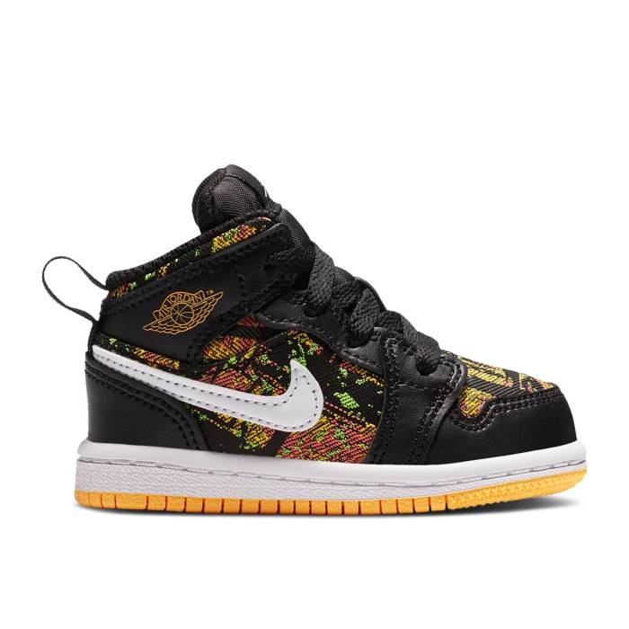 iCL@GAW[_ Air Jordan y Jordan 1 Mid Gt 'Black Laser Orange' Infant z xr[