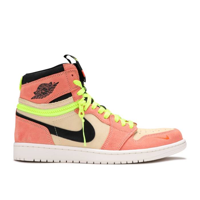 iCL@GAW[_ Air Jordan y Jordan 1 High Switch 'Pink Volt' Men z Y