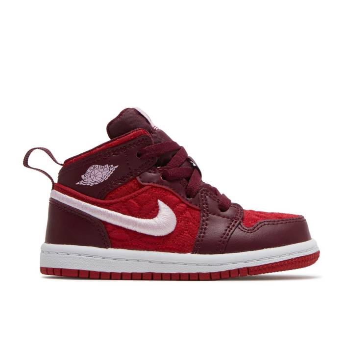 iCL@GAW[_ Air Jordan y Jordan 1 Mid Se Td 'Red Quilted' Infant z xr[
