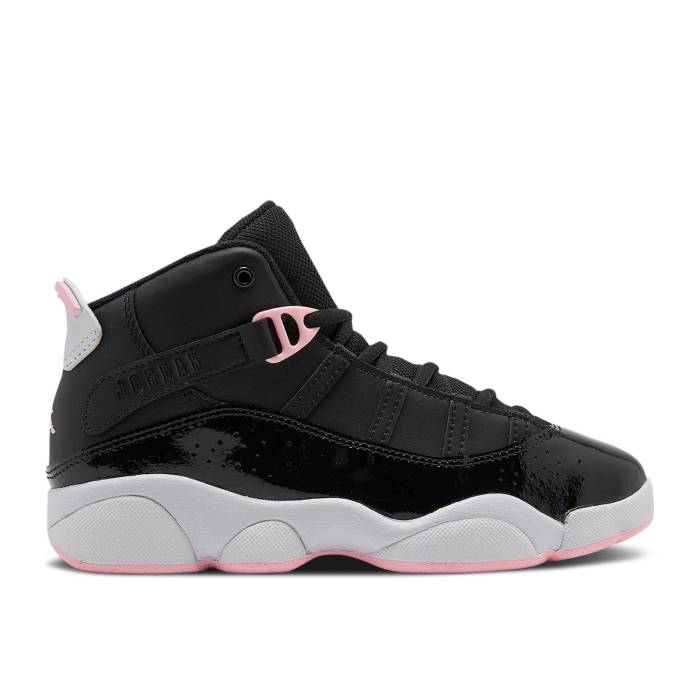 iCL@GAW[_ Air Jordan y Jordan 6 Rings Ps 'Black Arctic Punch' Youth z WjA LbY