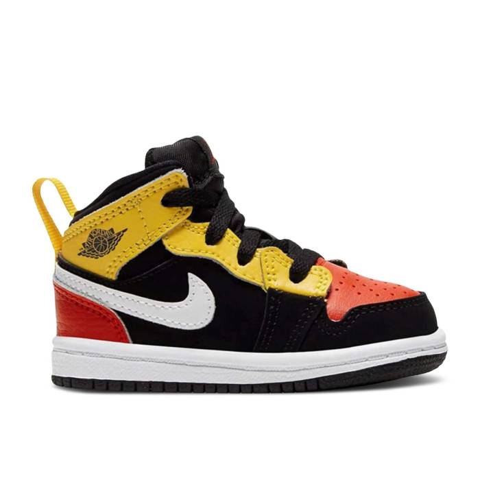 iCL@GAW[_ Air Jordan y Jordan 1 Mid Se Td 'Amarillo Team Orange' Infant z xr[