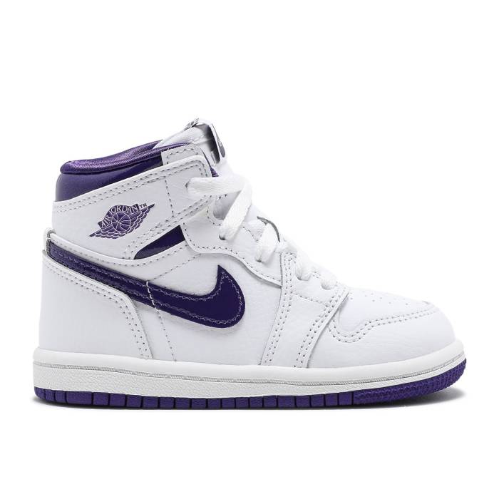 iCL@GAW[_ Air Jordan y Jordan 1 Retro High Og Td 'Court Purple' Infant z xr[