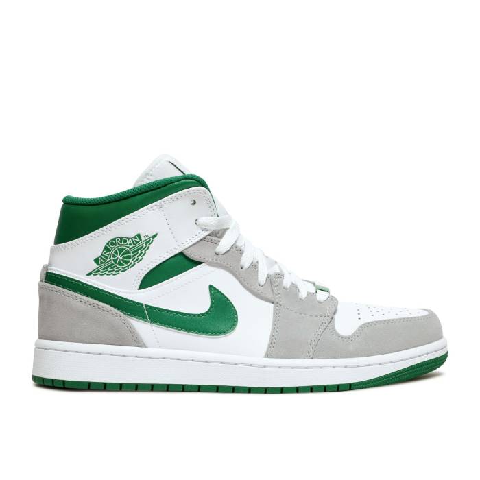 iCL@GAW[_ Air Jordan y Jordan 1 Mid Se 'Grey Pine Green' Men z Y