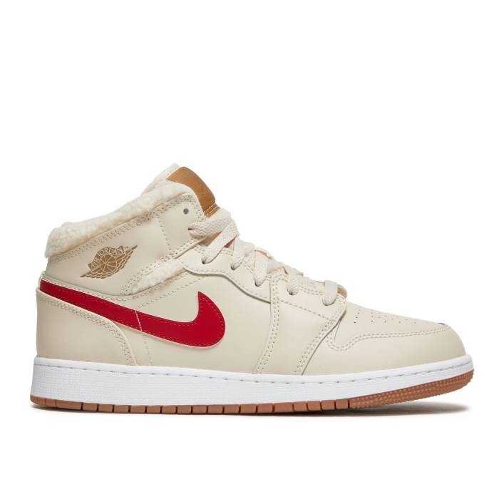 iCL@GAW[_ Air Jordan y Jordan 1 Mid Utility Gs 'Fleece' Youth z WjA LbY