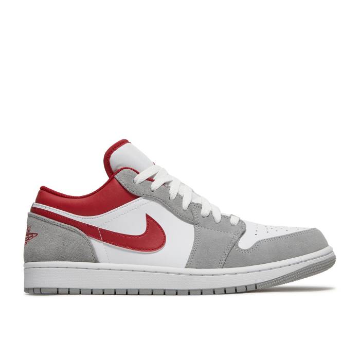 iCL@GAW[_ Air Jordan y Jordan 1 Low Se 'Light Smoke Grey Gym Red' Men z Y