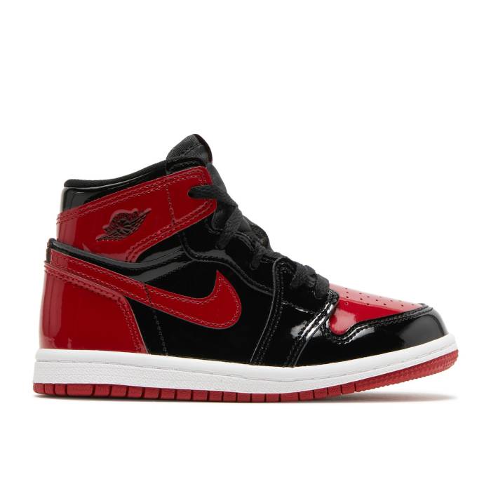 iCL@GAW[_ Air Jordan y Jordan 1 Retro High Og Td 'Patent Bred' Infant z xr[