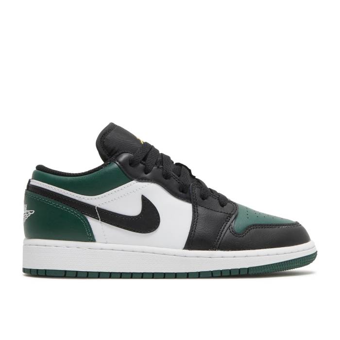 iCL@GAW[_ Air Jordan y Jordan 1 Low Gs 'Green Toe' Youth z WjA LbY