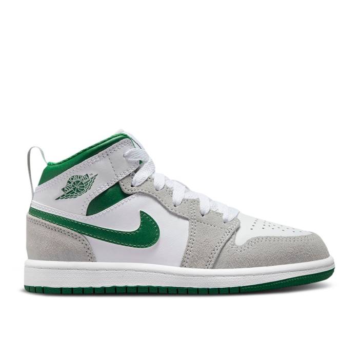 硼 Air Jordan  Jordan 1 Mid Se Ps 'Grey Pine Green' Youth  ˥ å