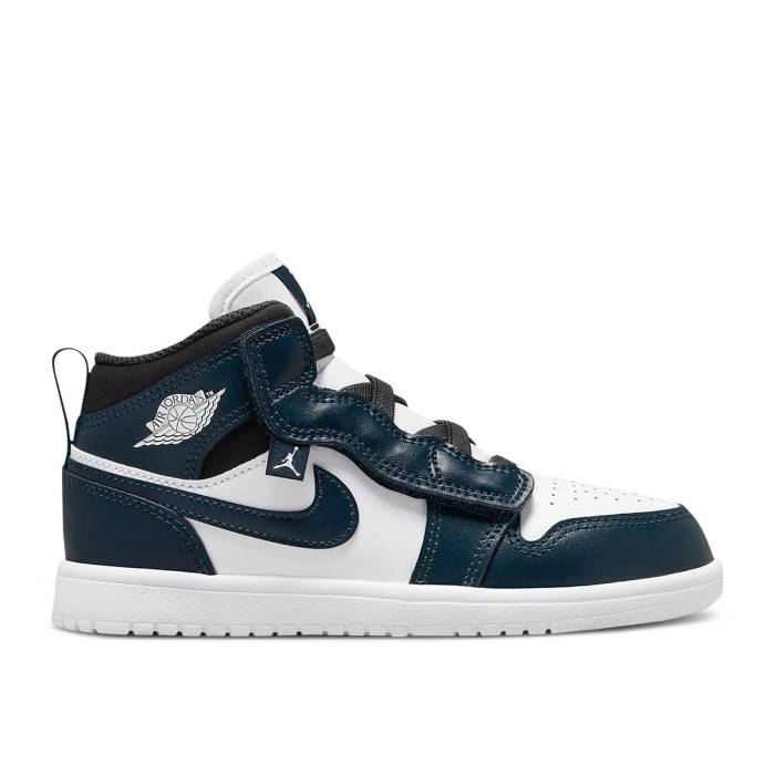 iCL@GAW[_ Air Jordan y Jordan 1 Mid Ps 'Armory Navy' Youth z WjA LbY