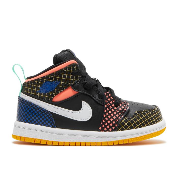 iCL@GAW[_ Air Jordan y Jordan 1 Mid Mmd Td 'Multi Grid' Infant z xr[