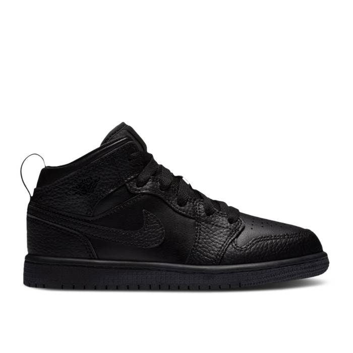 ʥ硼 Air Jordan  Jordan 1 Mid Ps 'Triple Black' Youth  ˥ å