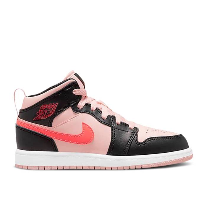 ʥ硼 Air Jordan  Jordan 1 Mid Ps 'Black Pink Crimson' Youth  ˥ å