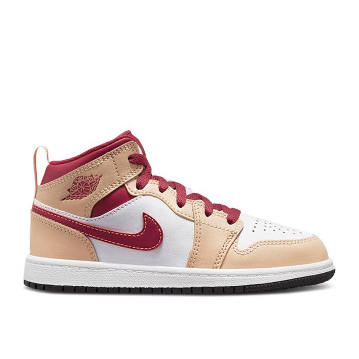 ʥ硼 Air Jordan  Jordan 1 Mid Ps 'Light Curry Cardinal Red' Youth  ˥ å