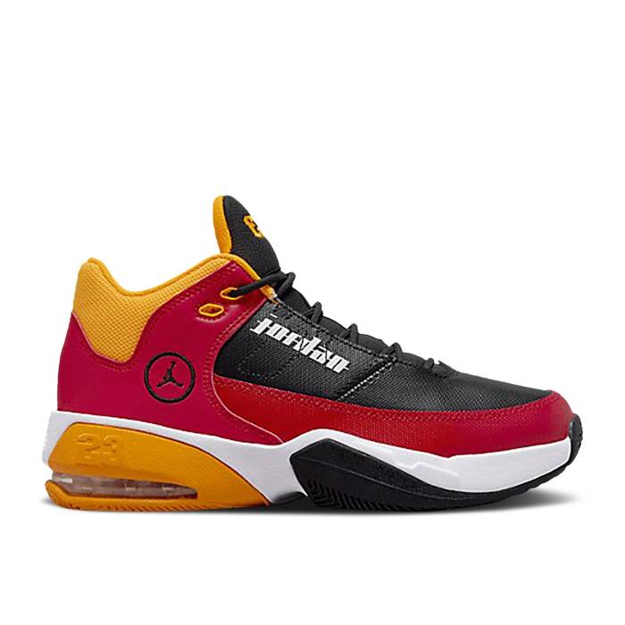 iCL@GAW[_ Air Jordan y Jordan Max Aura 3 Se Gs 'Black Gym Red Gold' Youth z WjA LbY