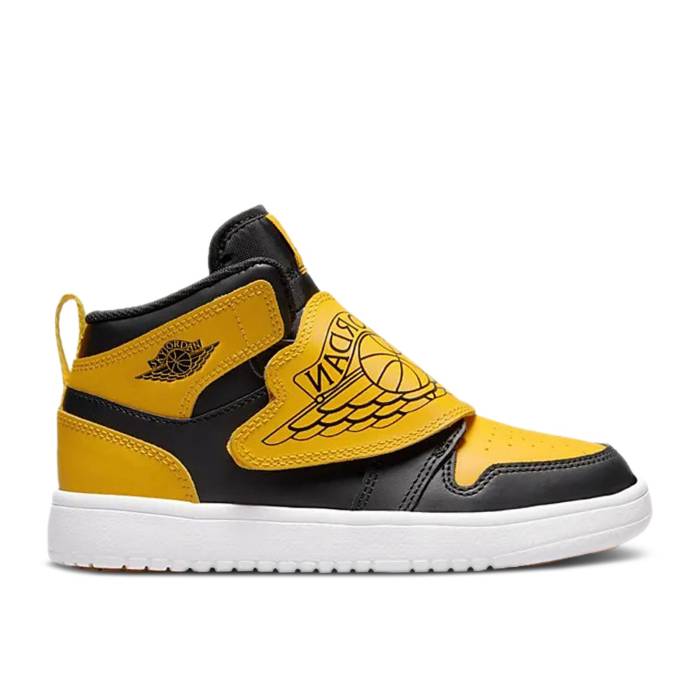 ʥ硼 Air Jordan  Sky Jordan 1 Ps 'Black University Gold' Youth  ˥ å