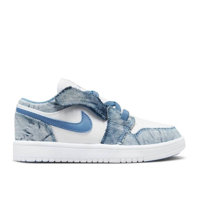 iCL@GAW[_ Air Jordan y Jordan 1 Low Alt Ps 'Washed Denim' Youth z WjA LbY