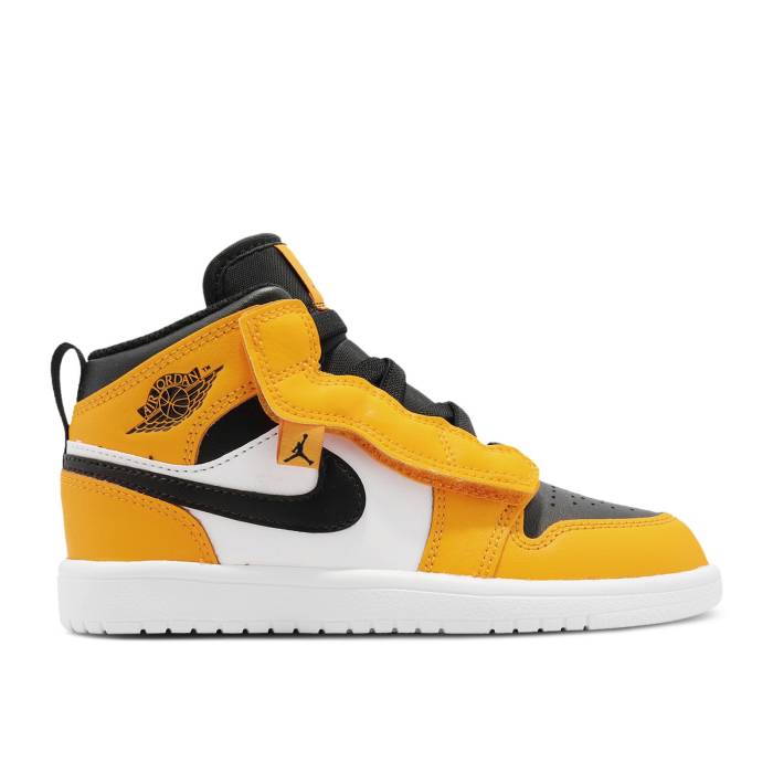iCL@GAW[_ Air Jordan y Jordan 1 Mid Alt Ps 'Taxi' Youth z WjA LbY