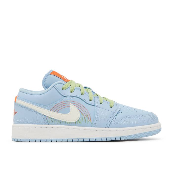 ʥ硼 Air Jordan  Jordan 1 Low Se Gs 'Blue Stitch' Youth  ˥ å