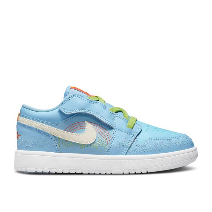 ʥ硼 Air Jordan  Jordan 1 Low Se Ps 'Blue Stitch' Youth  ˥ å