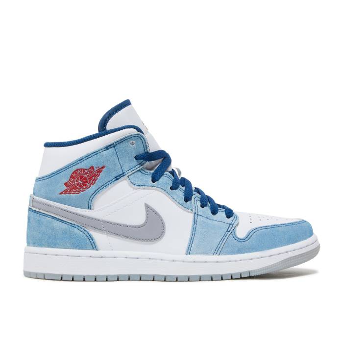 iCL@GAW[_ Air Jordan y Jordan 1 Mid Se 'French Blue' Men z Y