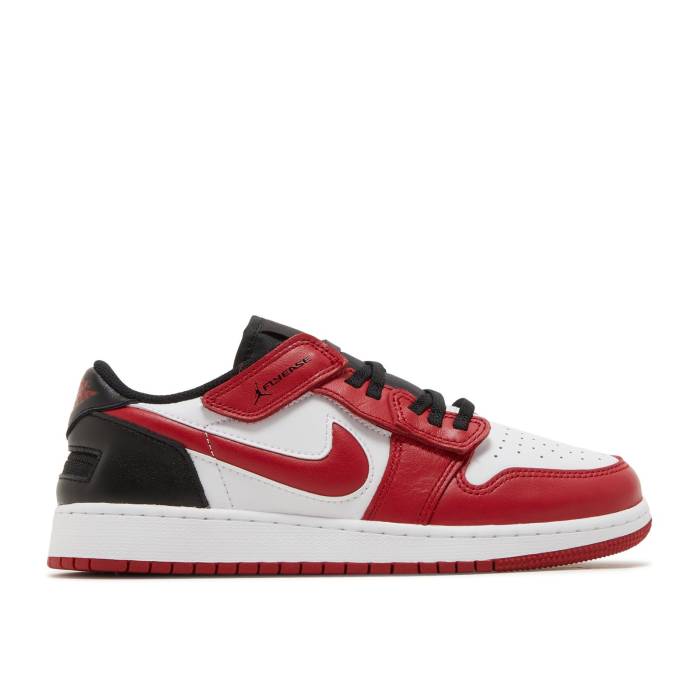 iCL@GAW[_ Air Jordan y Jordan 1 Low Flyease Gs 'White Gym Red' Youth z WjA LbY