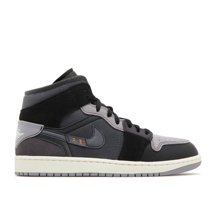 iCL@GAW[_ Air Jordan y Jordan 1 Mid Se Craft 'Inside Out - Black' Men z Y