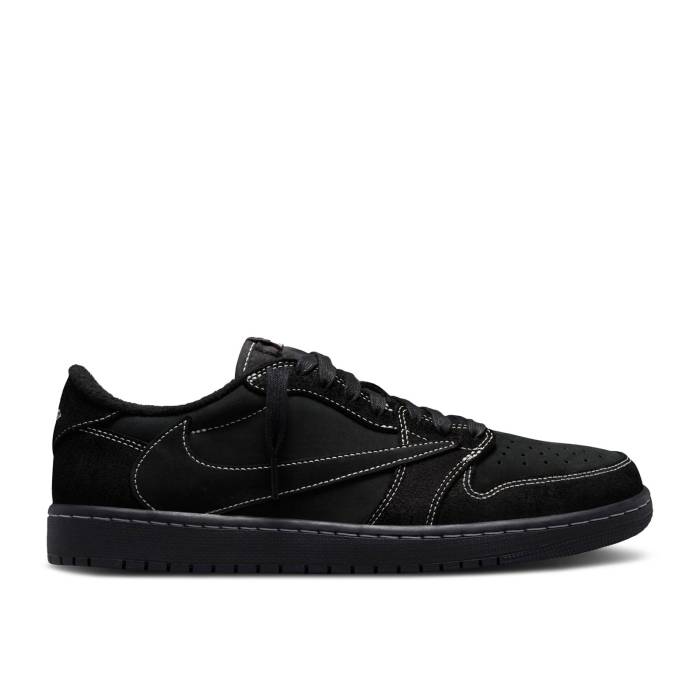 iCL@GAW[_ Air Jordan y Travis Scott X Jordan 1 Retro Low Og Sp 'Black Phantom' Sample Men z Y