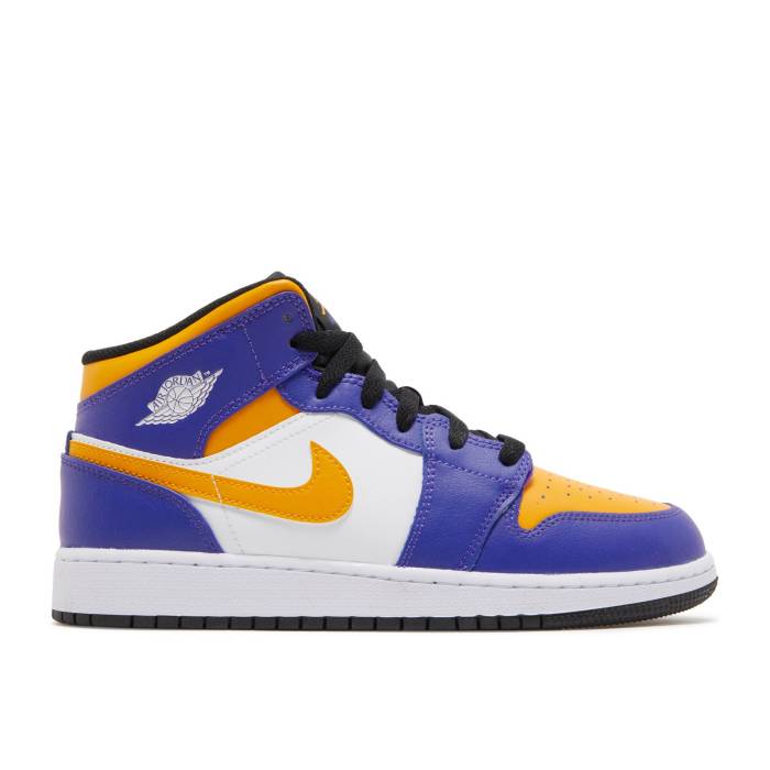 ʥ硼 Air Jordan  Jordan 1 Mid Gs 'Lakers' Youth  ˥ å