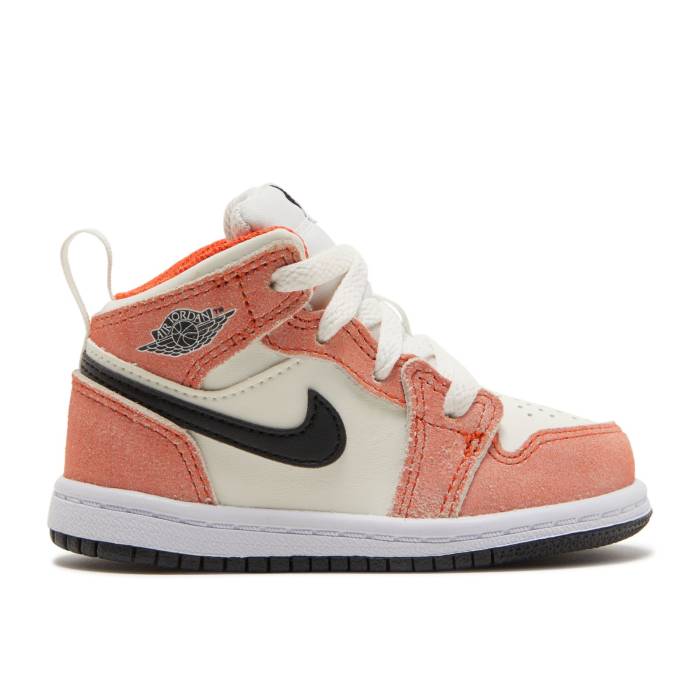 iCL@GAW[_ Air Jordan y Jordan 1 Mid Se Td 'Orange Suede' Infant z xr[