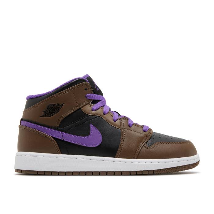 iCL@GAW[_ Air Jordan y Jordan 1 Mid Gs 'Palomino' Youth z WjA LbY