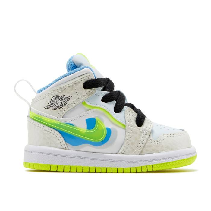 iCL@GAW[_ Air Jordan y Jordan 1 Mid Se Td 'Warped Swoosh' Infant z xr[