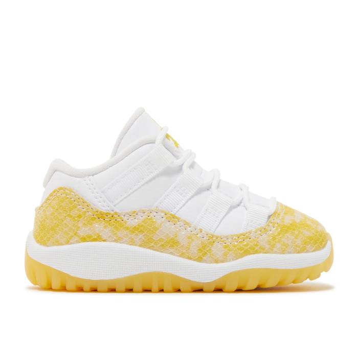 iCL@GAW[_ Air Jordan y Jordan 11 Retro Low Td 'Yellow Snakeskin' Infant z xr[
