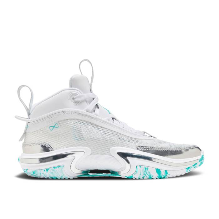 ʥ硼 Air Jordan  Guo Ailun X Jordan 36 Gs 'White Hyper Jade' Youth  ˥ å